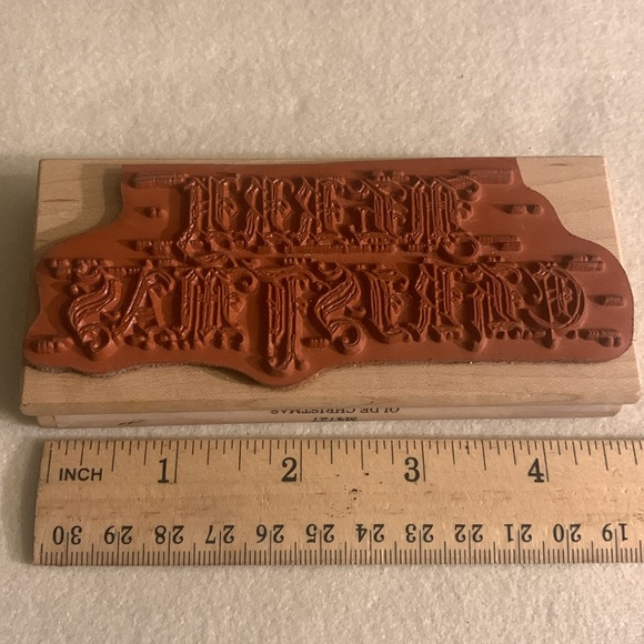 Vintage 2002 “Olde Christmas “ Rubber Stamp - Picture 2 of 4